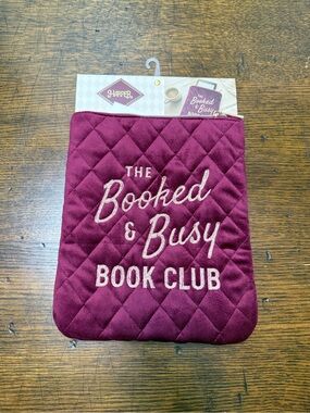 Harper E-Reader "Booked & Busy Book Club" Pouch | NWT